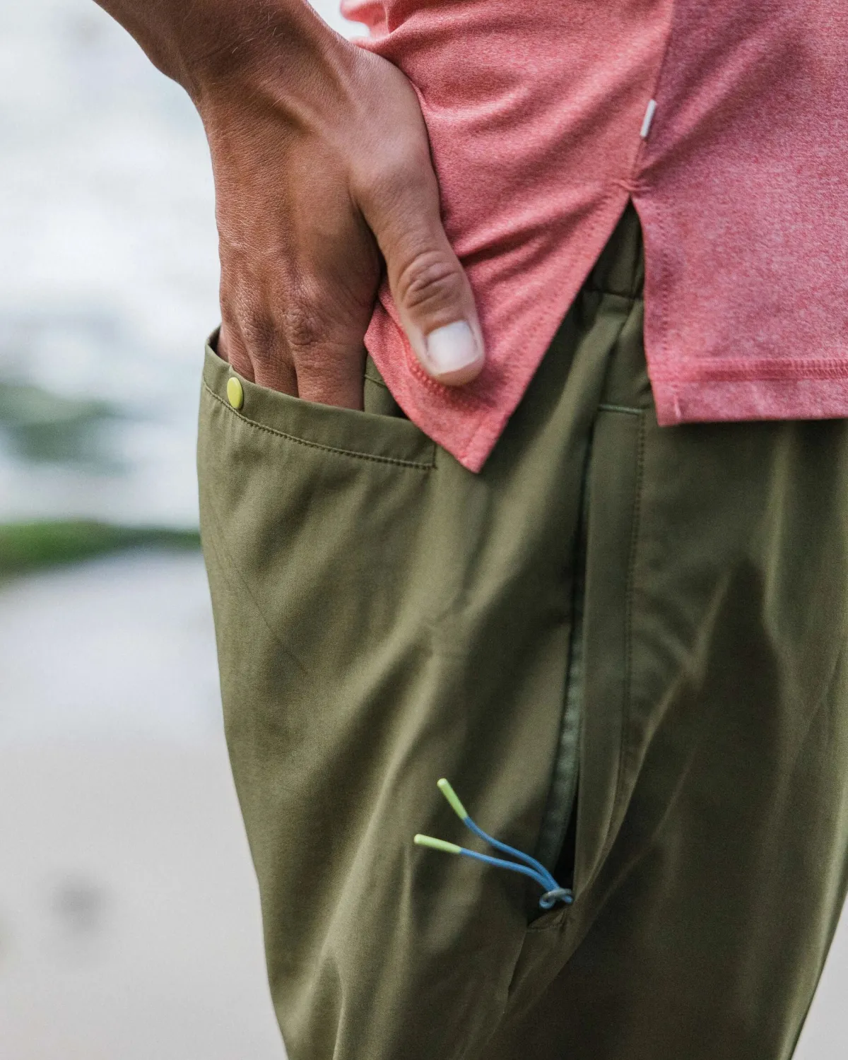 Shorts|Outdoor Active|Passenger Sandune Trail Short - Khaki Green KhakiGreen