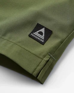 Shorts|Outdoor Active|Passenger Sandune Trail Short - Khaki Green KhakiGreen