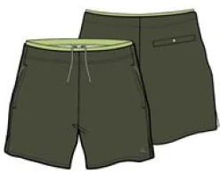 Shorts|Outdoor Active|Passenger Sandune Trail Short - Khaki Green KhakiGreen