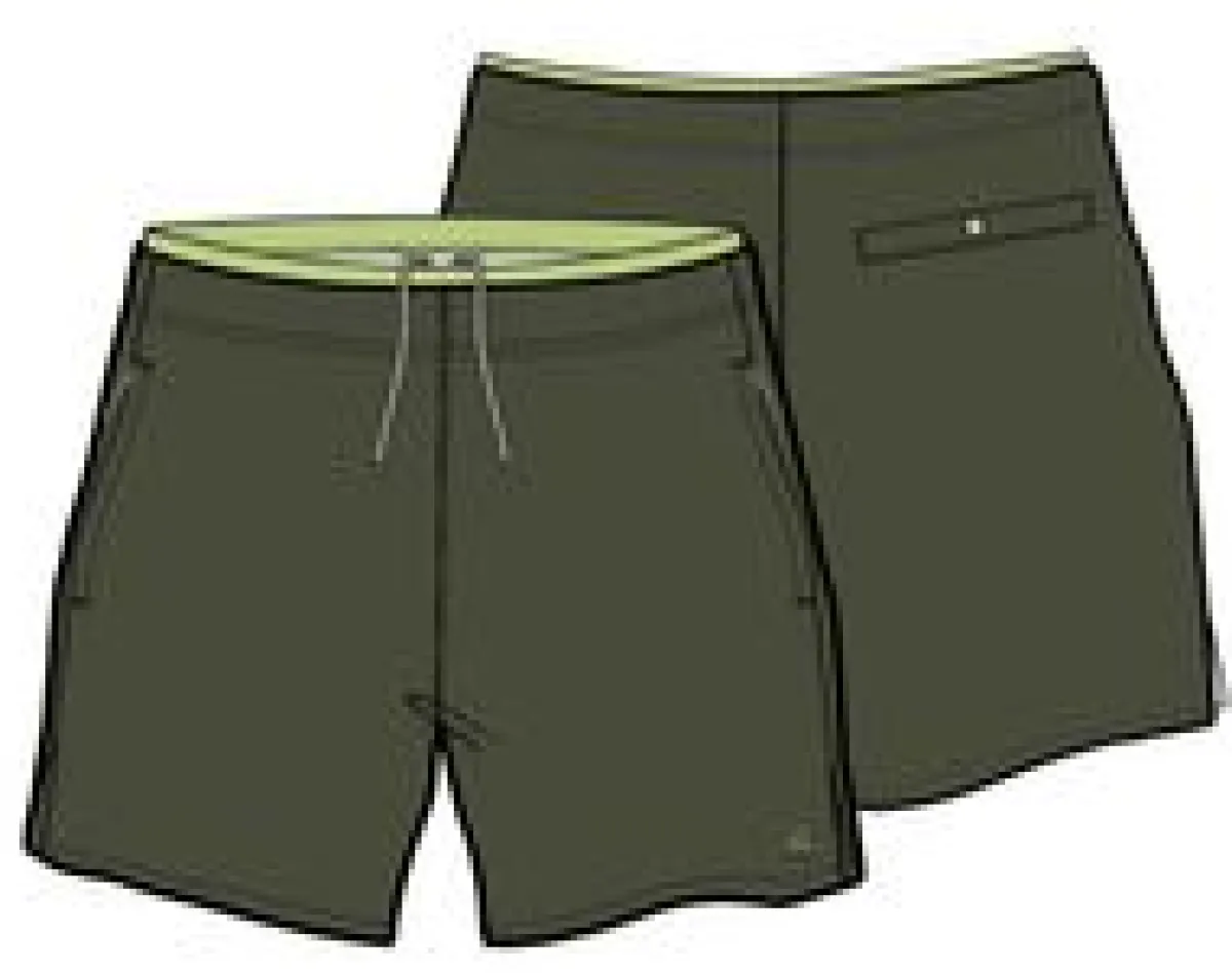 Shorts|Outdoor Active|Passenger Sandune Trail Short - Khaki Green KhakiGreen
