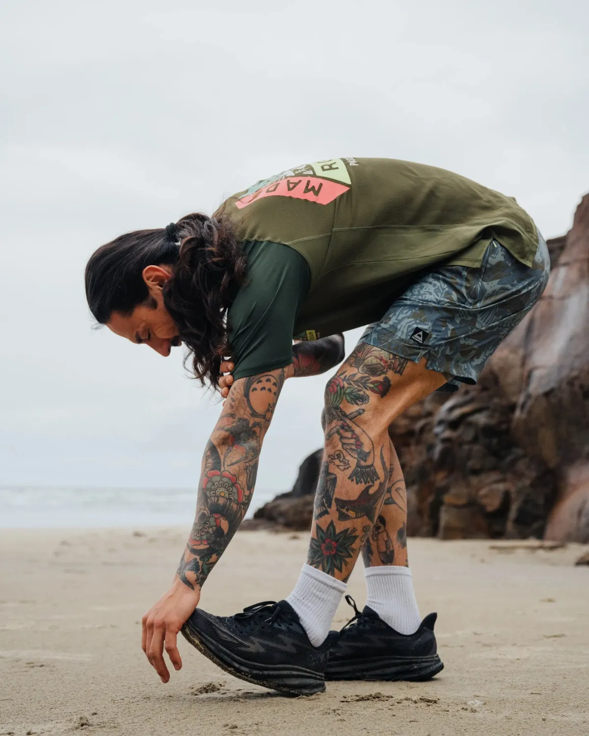 Shorts|Shorts|Passenger Sandune Trail Shorts - Abstract Seaweed Pistachio AbstractSeaweedPistachio