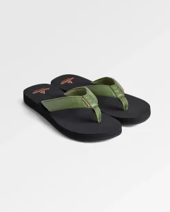 Footwear|Flip Flops & Sandals|Passenger Santos Flip Flop - Khaki Green KhakiGreen