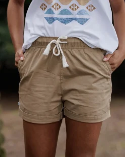 Shorts|Shorts|Passenger Santosa Twill Shorts - Biscuit