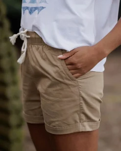 Shorts|Shorts|Passenger Santosa Twill Shorts - Biscuit
