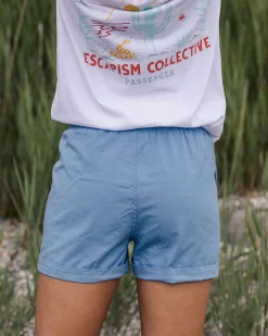 Shorts|Shorts|Passenger Santosa Twill Shorts - Blue Shadow BlueShadow