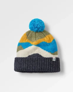 Hats & Caps|Beanies|Passenger Scenic Recycled Bobble Hat - Scenic Bluejay ScenicBluejay