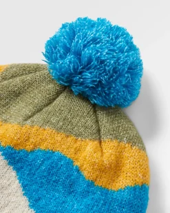Hats & Caps|Beanies|Passenger Scenic Recycled Bobble Hat - Scenic Bluejay ScenicBluejay