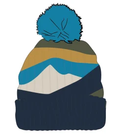 Hats & Caps|Beanies|Passenger Scenic Recycled Bobble Hat - Scenic Bluejay ScenicBluejay