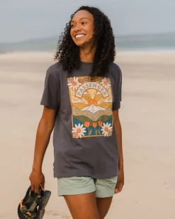 T-Shirts & Tank Tops|Tops & T-Shirts|Passenger Seasonal Recycled Cotton Oversized T-Shirt - Charcoal