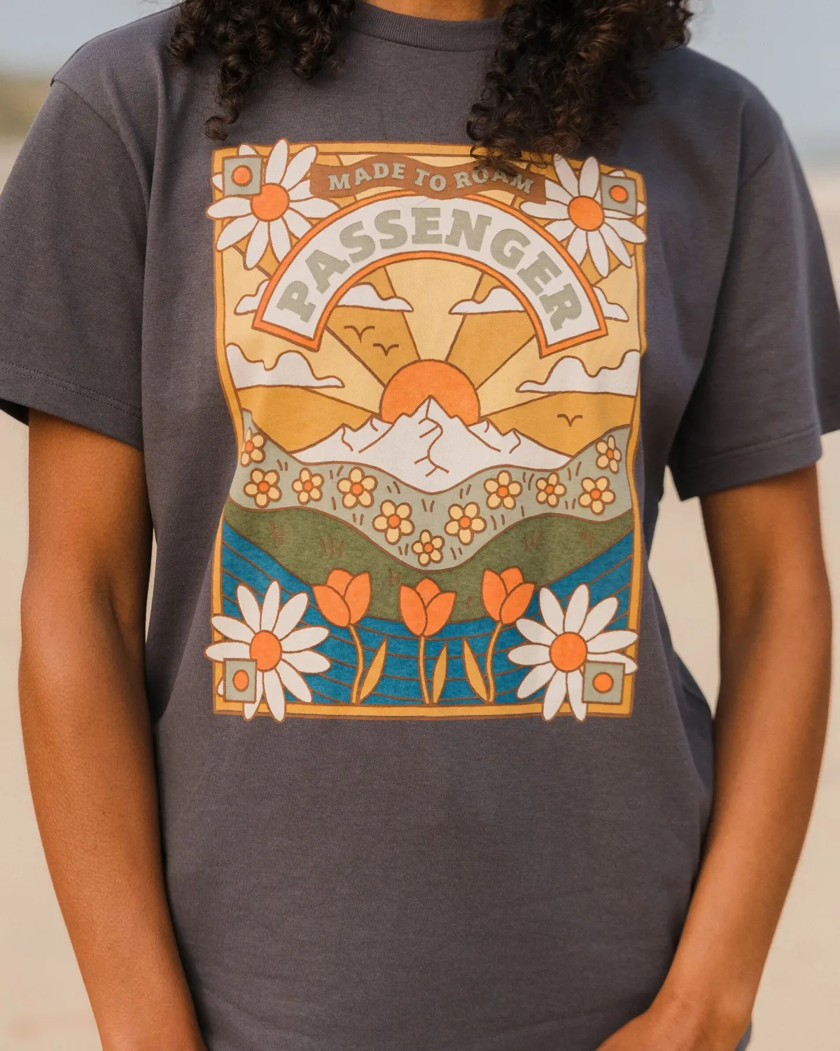 T-Shirts & Tank Tops|Tops & T-Shirts|Passenger Seasonal Recycled Cotton Oversized T-Shirt - Charcoal