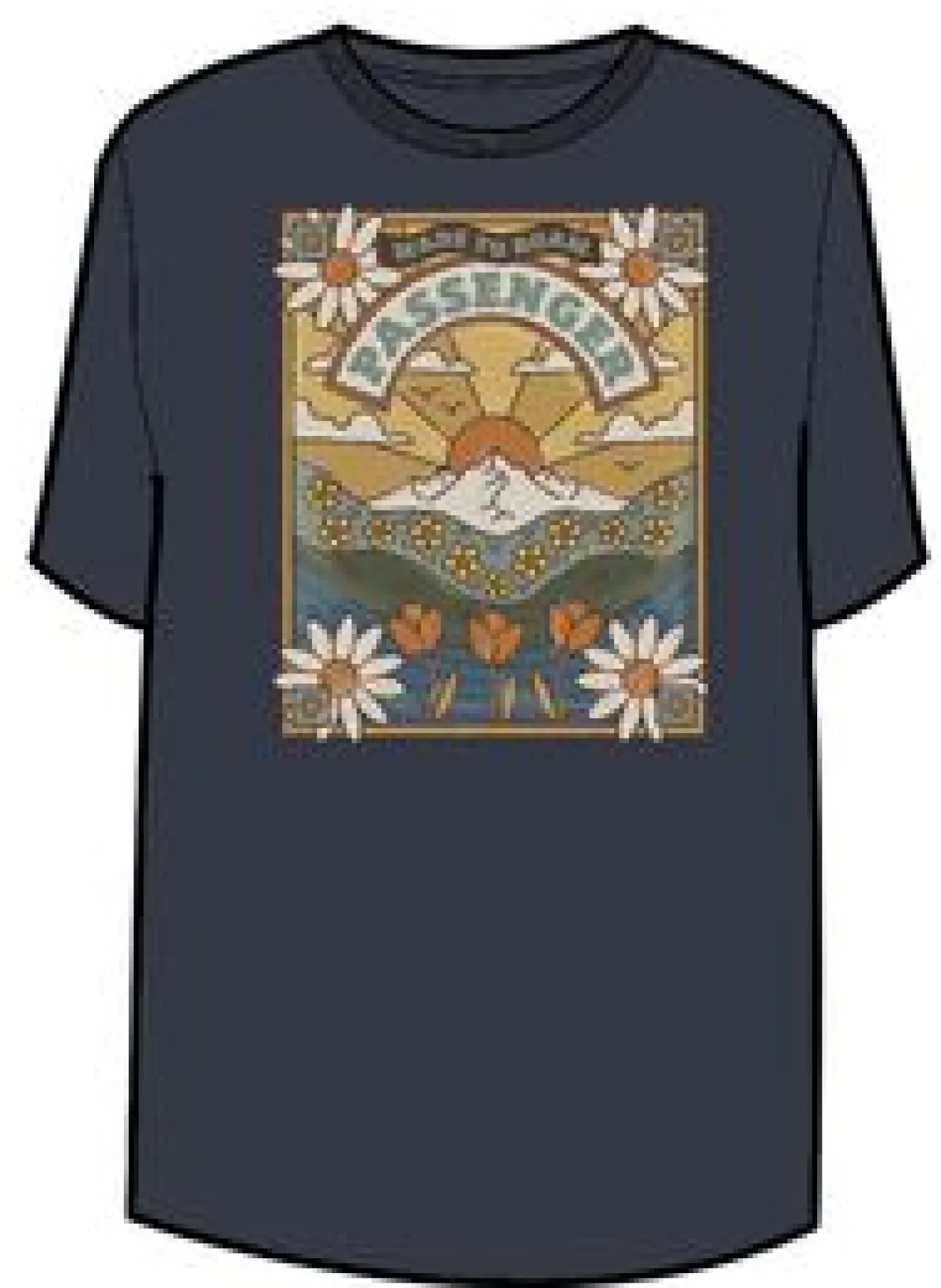 T-Shirts & Tank Tops|Tops & T-Shirts|Passenger Seasonal Recycled Cotton Oversized T-Shirt - Charcoal