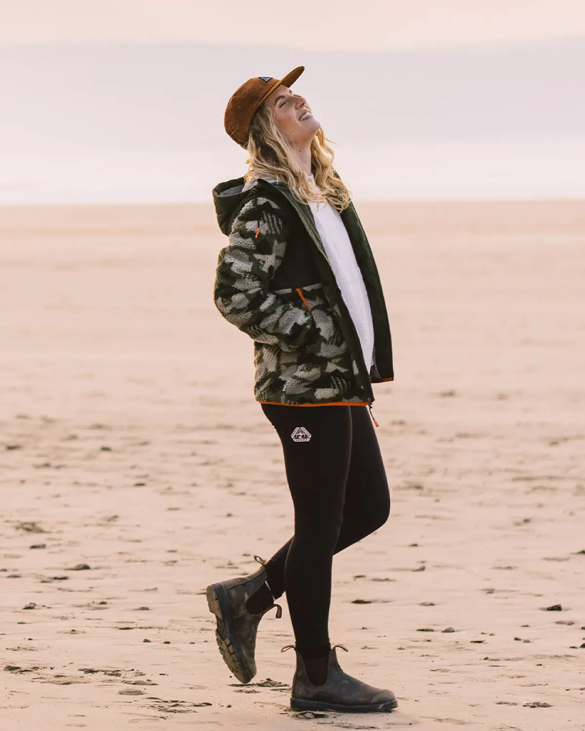 Fleece|Fleece|Passenger Sefton Recycled Deep-Pile Sherpa Full Zip Fleece - Fir Tree FirTree
