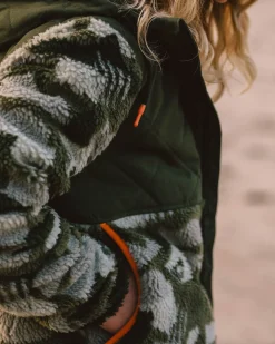 Fleece|Fleece|Passenger Sefton Recycled Deep-Pile Sherpa Full Zip Fleece - Fir Tree FirTree