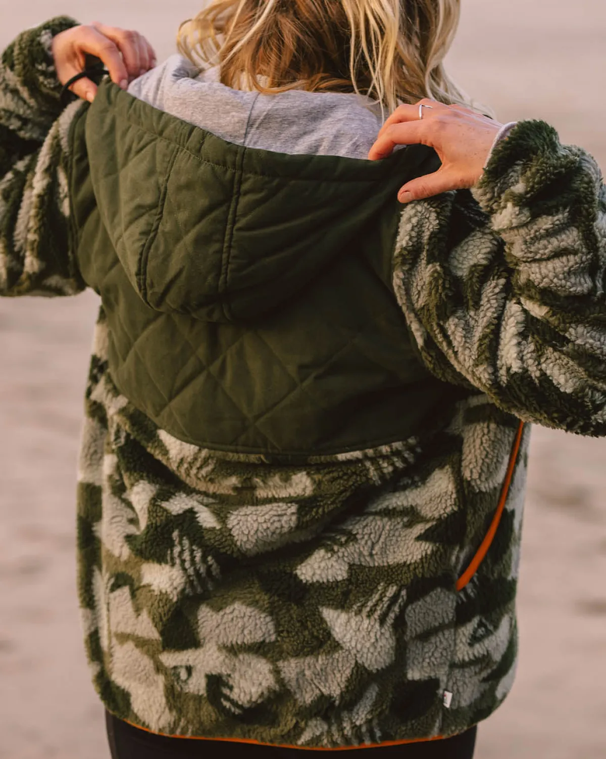 Fleece|Fleece|Passenger Sefton Recycled Deep-Pile Sherpa Full Zip Fleece - Fir Tree FirTree