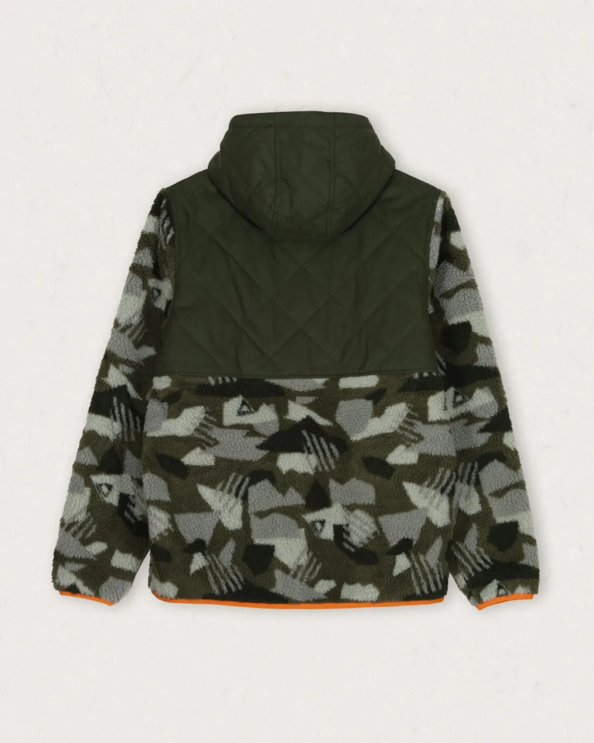 Fleece|Fleece|Passenger Sefton Recycled Deep-Pile Sherpa Full Zip Fleece - Fir Tree FirTree