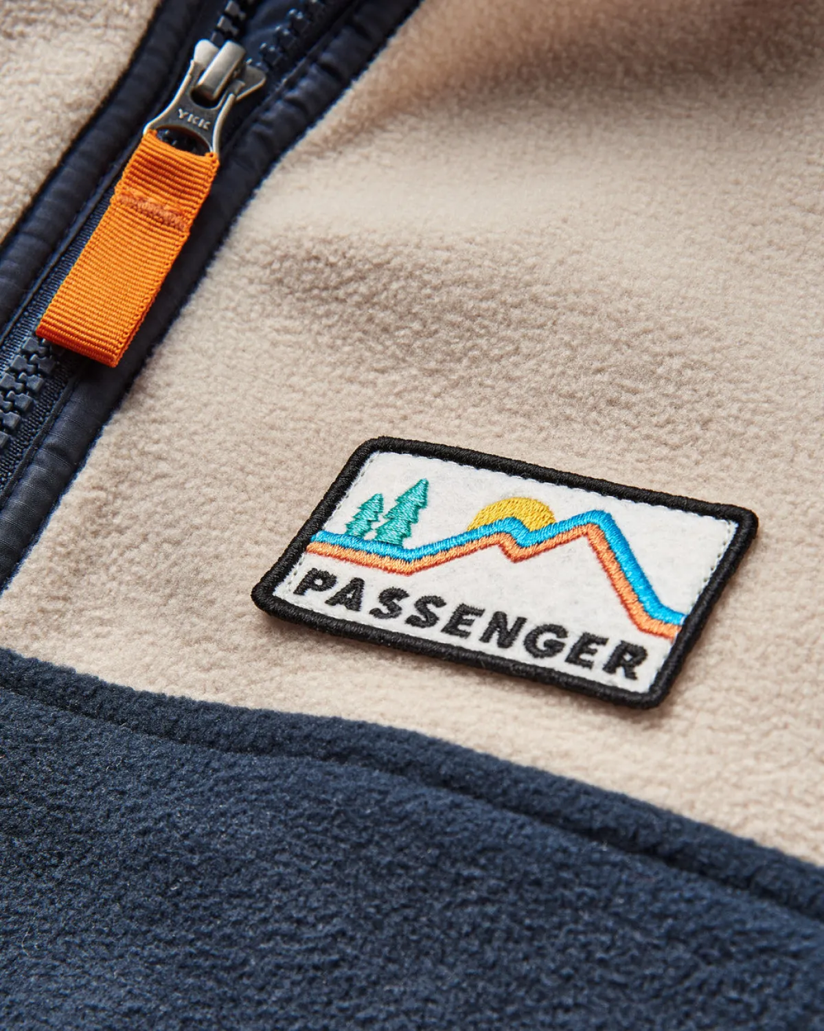 Fleece|Fleece|Passenger Set Off Recycled Polar Quarter Zip Fleece - Oatmeal