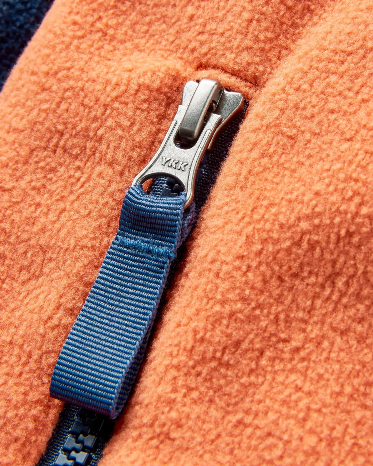 Fleece|Fleece|Passenger Set Off Recycled Polar Quarter Zip Fleece - Rich Navy/ Burnt Orange RichNavy/BurntOrange