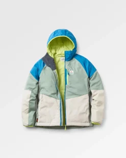Jackets|Outdoor Active|Passenger Shasta Lightweight Women's Recycled Thermore Insulated Jacket - Pistachio/Blue Steel Pistachio/BlueSteel