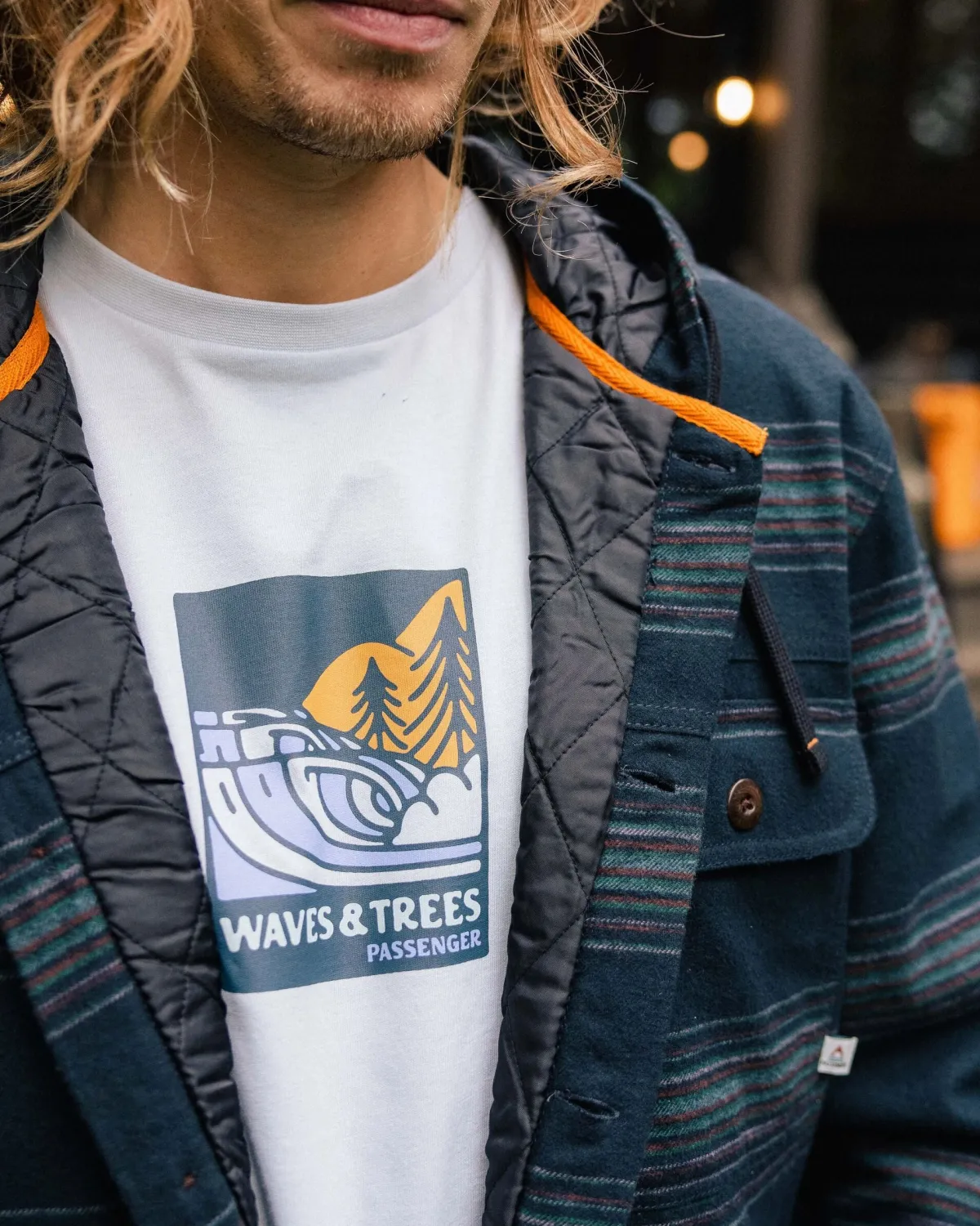Shirts|Shirts|Passenger Sherwood Check Hooded Shirt Jacket - Black Stripe BlackStripe