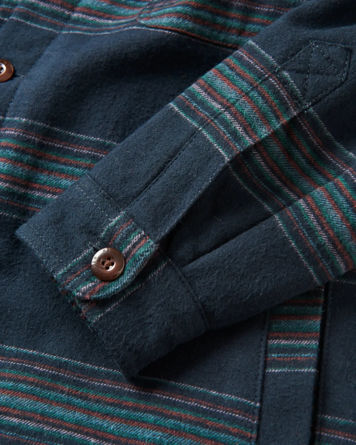 Shirts|Shirts|Passenger Sherwood Check Hooded Shirt Jacket - Black Stripe BlackStripe