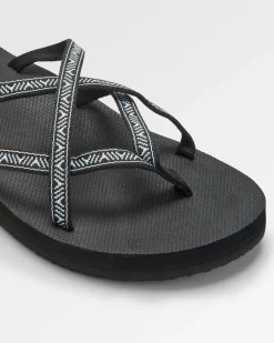 Footwear|Flip Flops & Sandals|Passenger Siren Sandal - Trail Monochrome TrailMonochrome