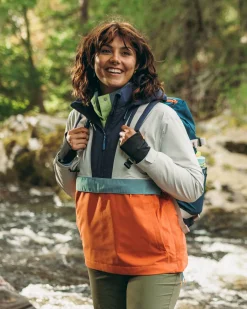Outdoor Active|Tops|Passenger Skyline Recycled Water Resistant Pullover - Burnt Orange/Birch BurntOrange/Birch