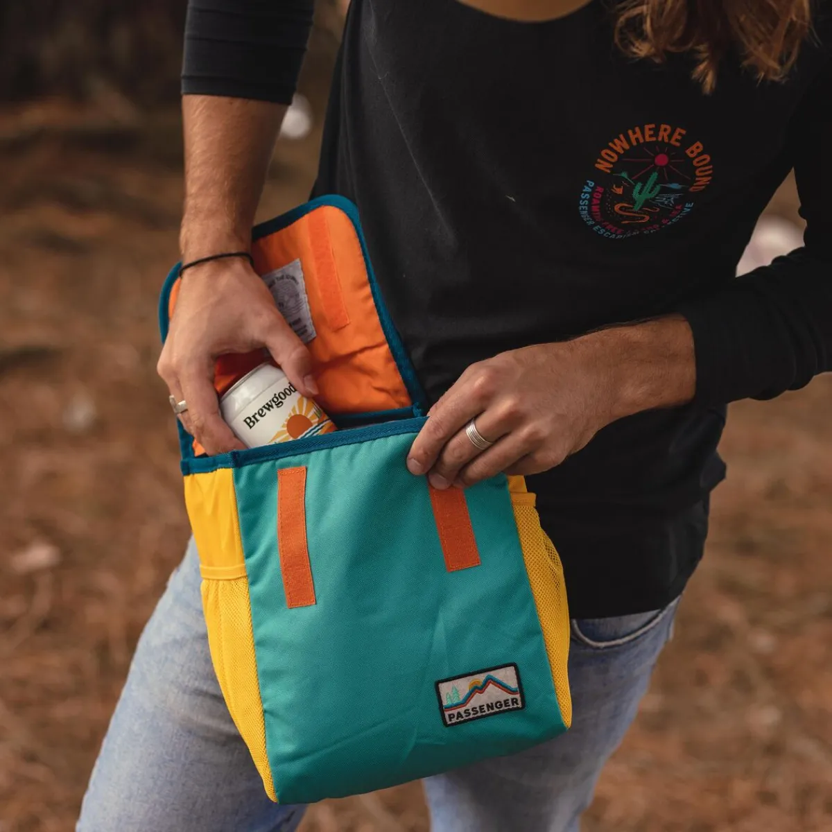 Backpacks & Bags|Cooler Bags|Passenger Snack Pack Recycled Cooler - Multi Color MultiColor