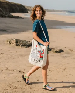 Tote Bags|Passenger Sneaky Peak Organic Cotton Tote Bag - Multi - Passenger