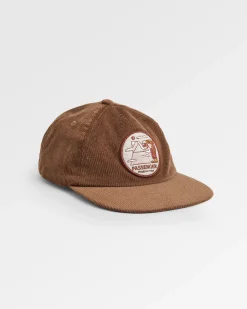 Surf Accessories|Surf Accessories|Passenger Sneaky Peak Recycled Cord 5 Panel Hat - Acorn