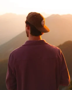 Surf Accessories|Surf Accessories|Passenger Sneaky Peak Recycled Cord 5 Panel Hat - Acorn