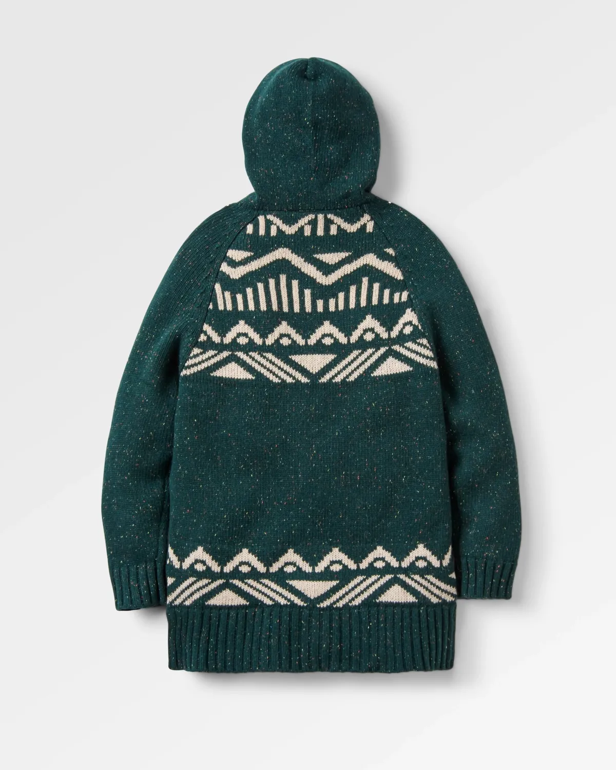 Knitwear|Sweaters|Passenger Snoozle Recycled Knitted Hooded Cardigan - Rain Forest RainForest