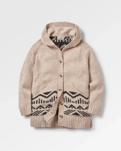 Knitwear|Sweaters|Passenger Snoozle Recycled Knitted Hooded Sweater - Oatmeal
