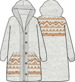 Knitwear|Sweaters|Passenger Snoozle Recycled Knitted Hooded Sweater - Oatmeal