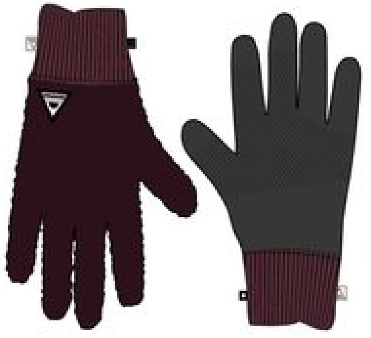 Gloves|Passenger Snowfall 2.0 Recycled Sherpa Gloves - Wine