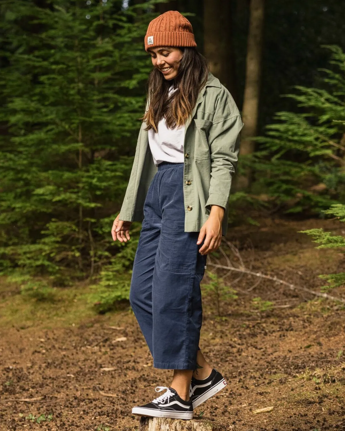 Pants|Passenger Someday 2.0 Organic Corduroy Crop Pants - Dark Denim DarkDenim