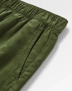 Pants|Overalls & Pants|Passenger Someday Organic Cotton Corduroy Cropped Pant - Fir Tree FirTree