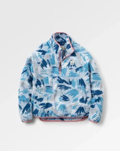 Fleece|Fleece|Passenger Sorrel Recycled Polar Fleece - Abstract Mountain Blue Fog AbstractMountainBlueFog