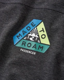 Tops|Outdoor Active|Passenger Sorrento Recycled Active Long Sleeve T-Shirt - Black