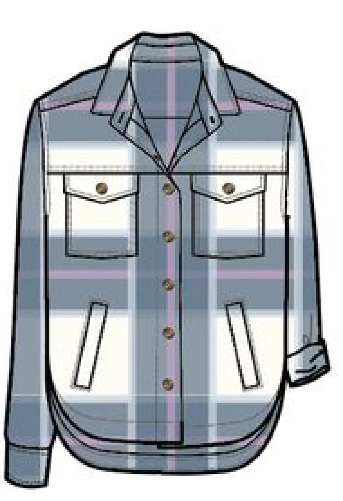 Shirts|Shirts|Passenger Stella Organic Cotton Long Sleeve Shirt - Provincial Blue Check ProvincialBlueCheck