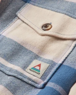 Shirts|Shirts|Passenger Stella Organic Cotton Long Sleeve Shirt - Provincial Blue Check ProvincialBlueCheck