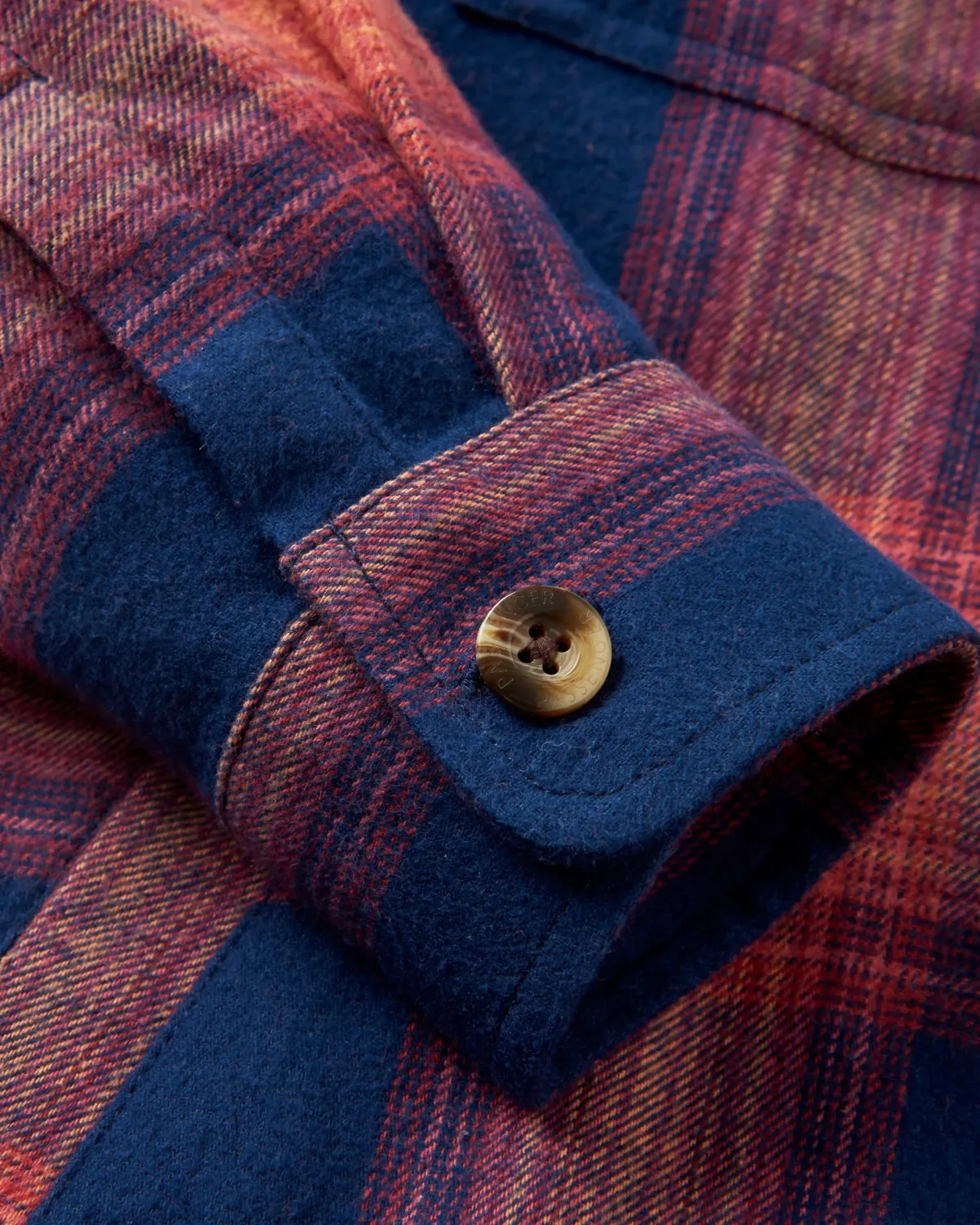 Shirts|Shirts|Passenger Stella Organic Cotton Long Sleeve Shirt - Rich Navy/ Red Ochre Check RichNavy/RedOchreCheck