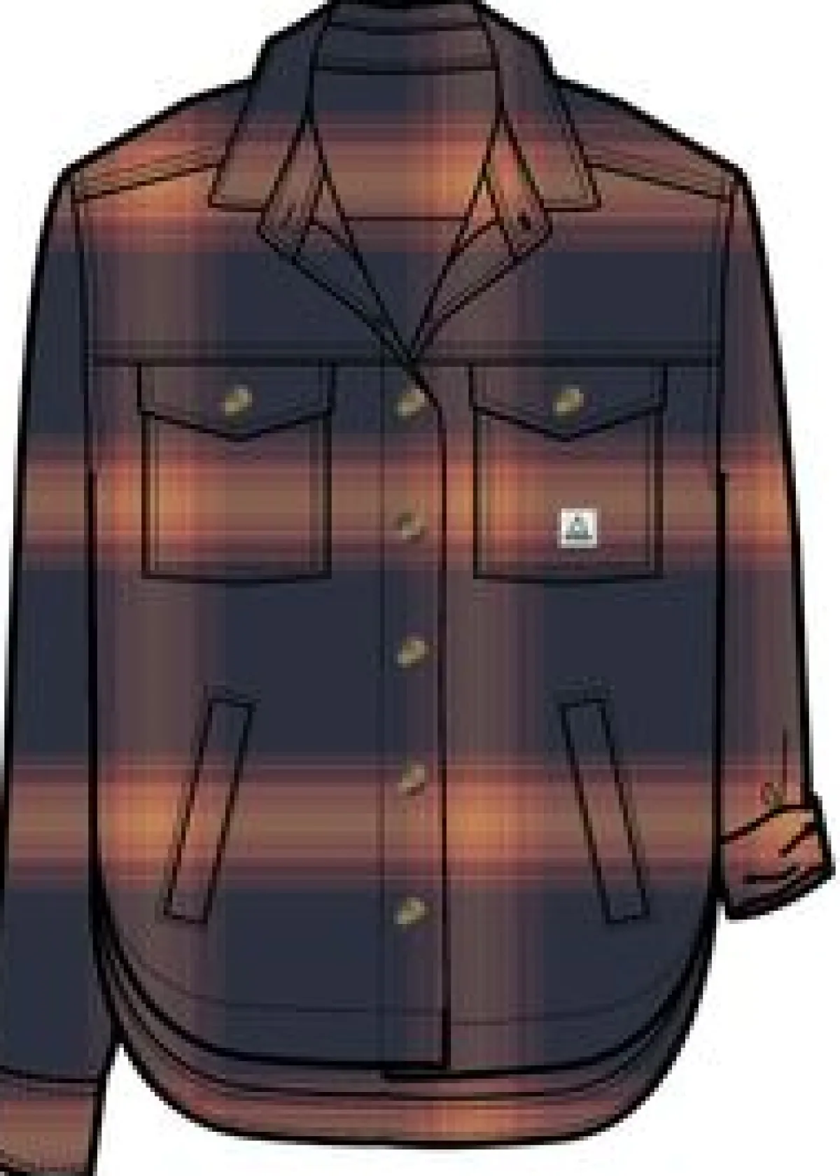 Shirts|Shirts|Passenger Stella Organic Cotton Long Sleeve Shirt - Rich Navy/ Red Ochre Check RichNavy/RedOchreCheck