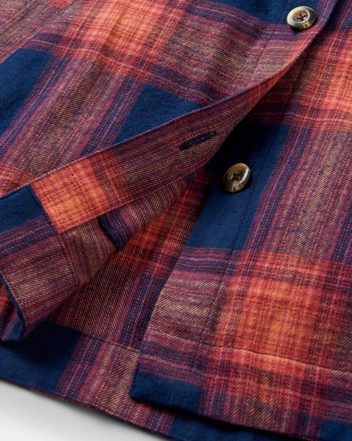 Shirts|Shirts|Passenger Stella Organic Cotton Long Sleeve Shirt - Rich Navy/ Red Ochre Check RichNavy/RedOchreCheck