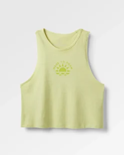 Tank Tops|Passenger Sunburst Organic Tank Top - Soft Lime Juice SoftLimeJuice