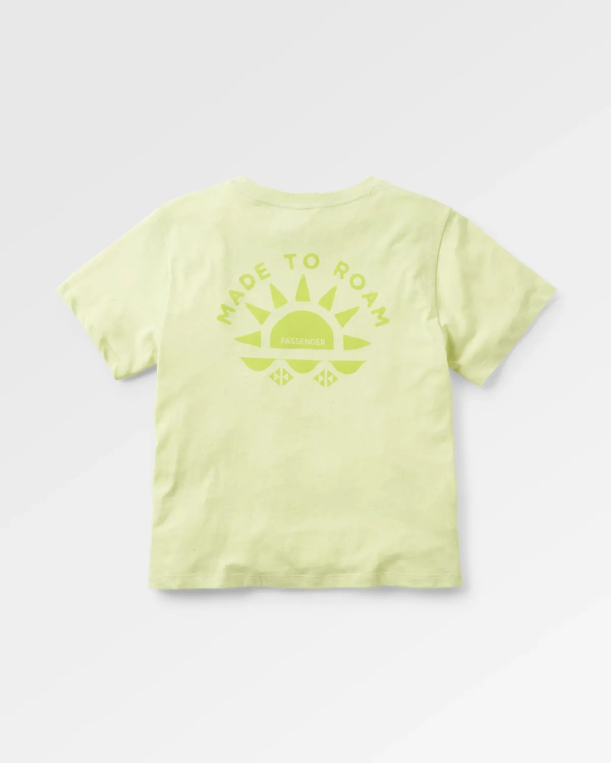 T-Shirts & Tank Tops|Passenger Sunburst Organic T-Shirt - Soft Lime Juice SoftLimeJuice
