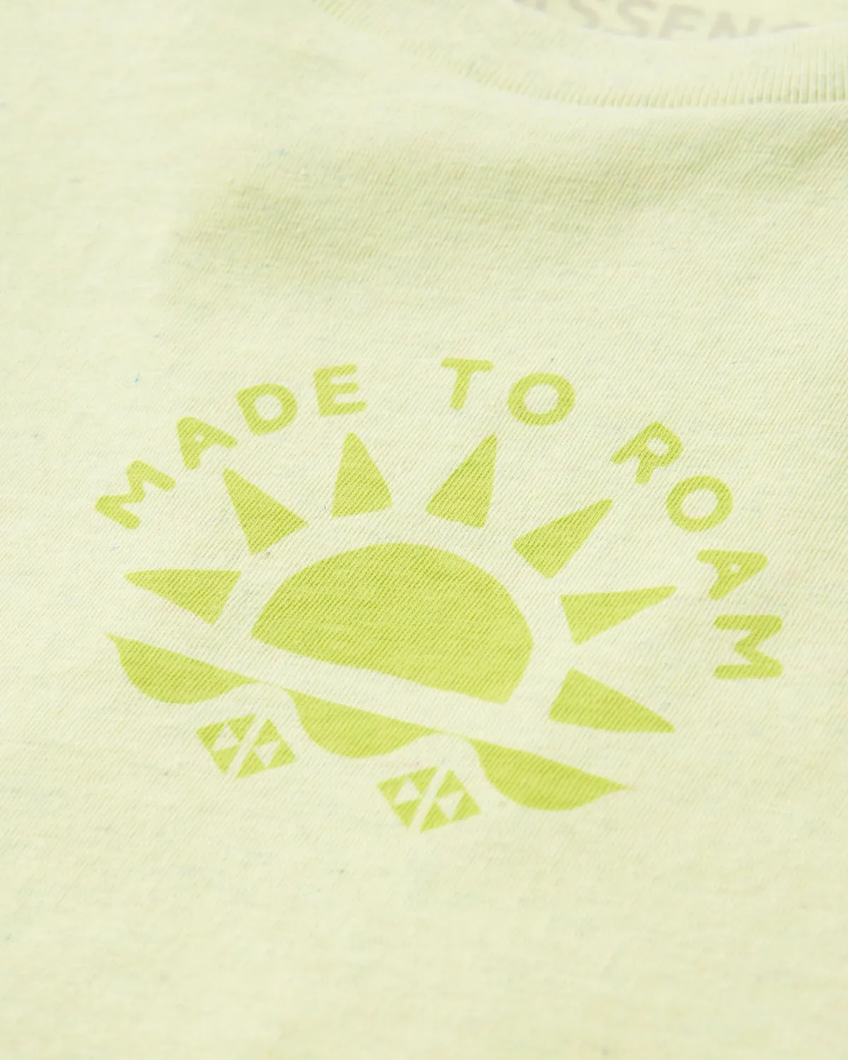 T-Shirts & Tank Tops|Passenger Sunburst Organic T-Shirt - Soft Lime Juice SoftLimeJuice