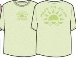 T-Shirts & Tank Tops|Passenger Sunburst Organic T-Shirt - Soft Lime Juice SoftLimeJuice