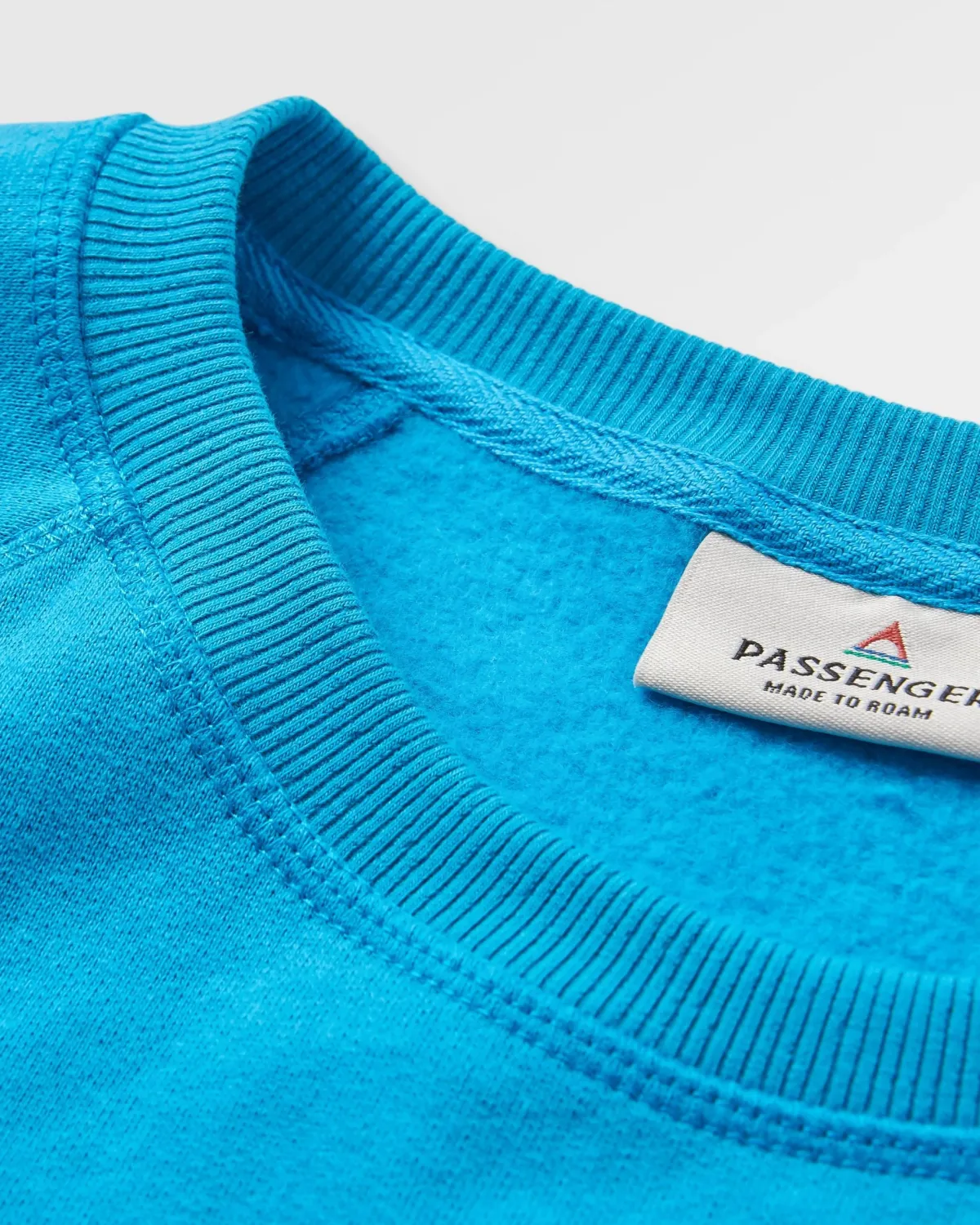 Sweatshirts|Hoodies & Sweatshirts|Passenger Sunburst Recycled Cotton Sweatshirt - Blue Pool BluePool
