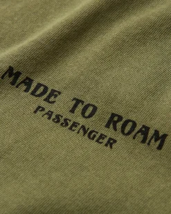 T-Shirts & Tank Tops|T-Shirts & Tank Tops|Passenger Sundown Recycled Cotton T-Shirt - Khaki Green KhakiGreen