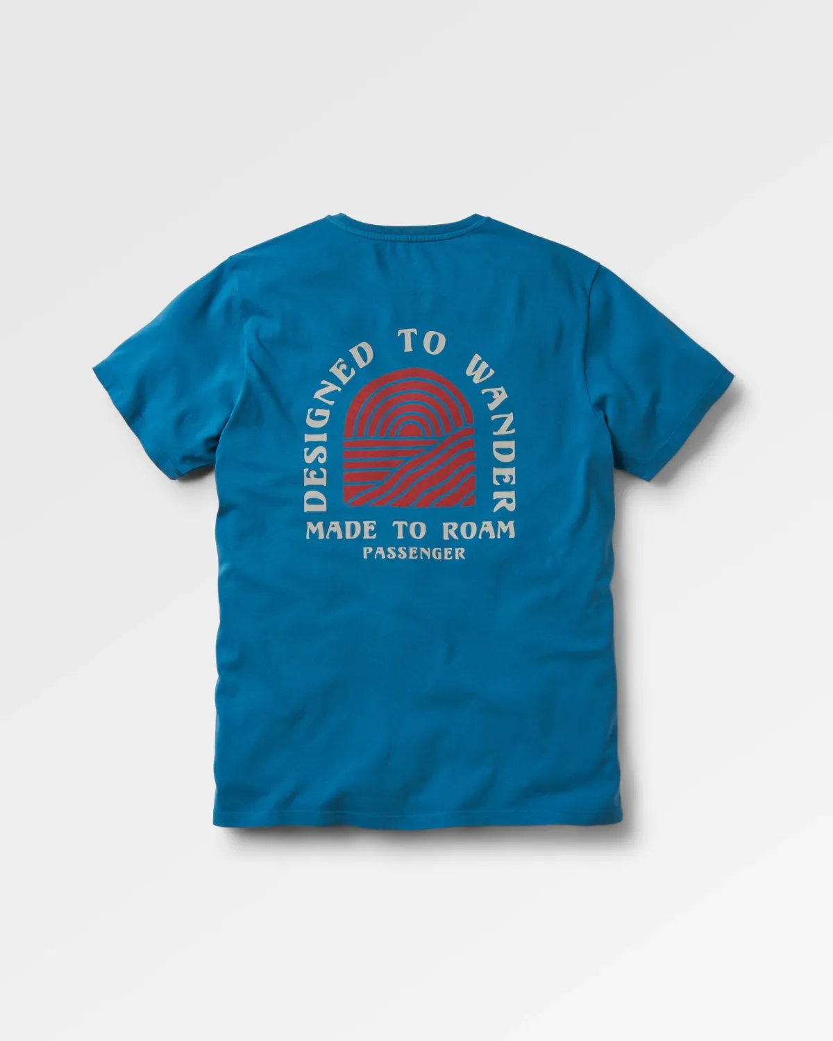 T-Shirts & Tank Tops|T-Shirts & Tank Tops|Passenger Sundown Recycled Cotton T-Shirt - Blue Steel BlueSteel